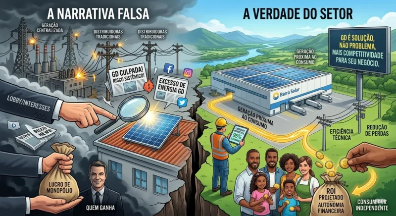 A Falácia do Excesso de Energia na GD e a Realidade do Setor