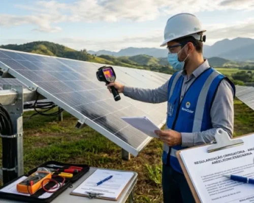 Legalização de usina solar