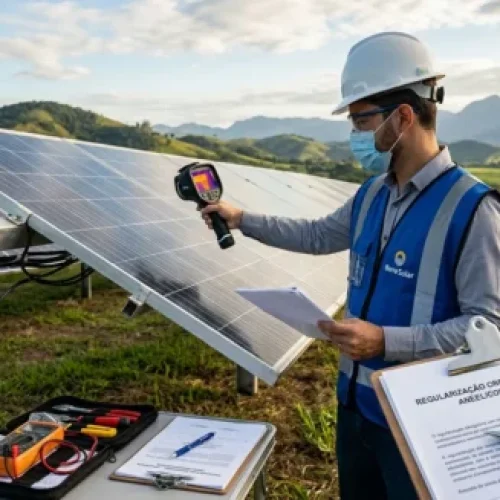 Legalização de usina solar