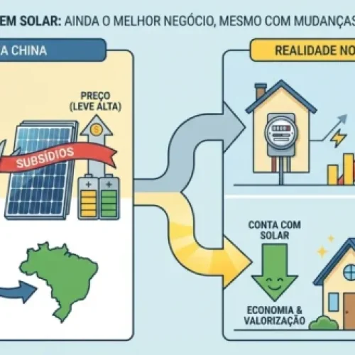 O Movimento da China e o Seu Bolso: O Que Muda no Mercado Solar e Por Que Ainda é Hora de Investir