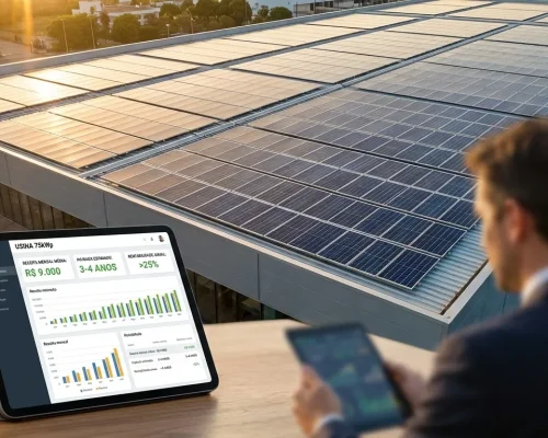 Raio-X de um Investimento: Os Números Reais de uma Usina Solar de 75KW em 2026